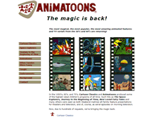 Tablet Screenshot of animatoons.com